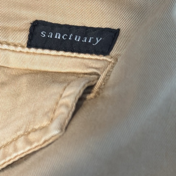 Sanctuary Rebel Relaxed Cargo Pant Jogger Size 31 Camel Dark Khaki Utility - Picture 5 of 9